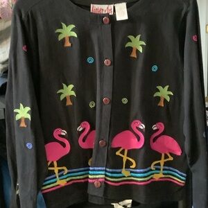 Black Flamingo Cardigan